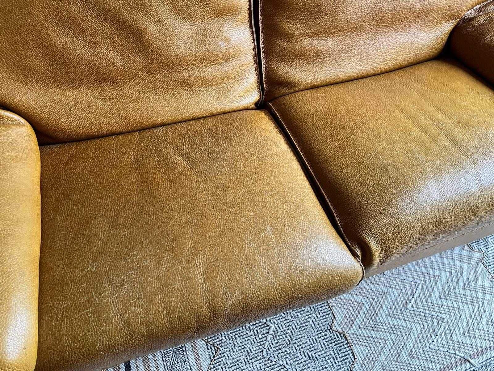Sofa pele verdadeira 2 pessoas