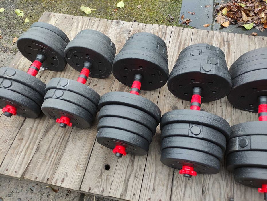Zestaw Hantli Hantle regulowane 2x20kg 2x15kg 2x10kg w sumie90kg 300zł