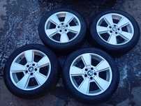 Alu 18" Bmw 5x120 z oponami okazja Krakow