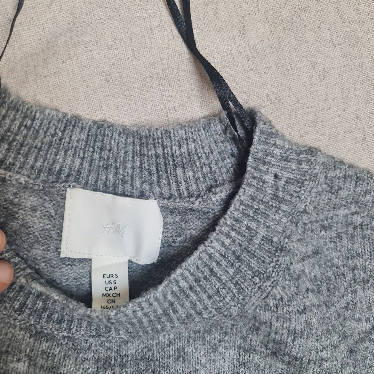 Sweter Reserved szary, puszysty