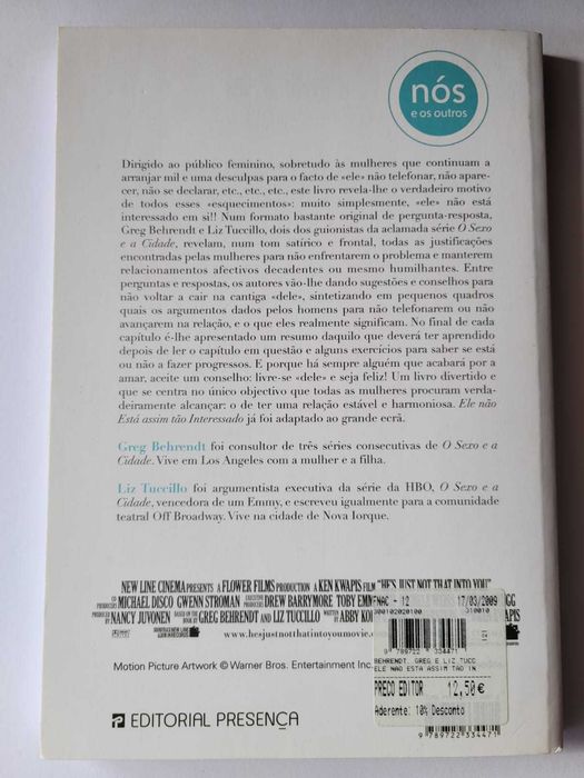 Ele não está assim tão interessado, de Greg Behrendt e Liz Tuccillo