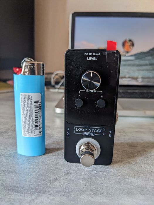Mini Pedal Lekato Looper лупер тюнер