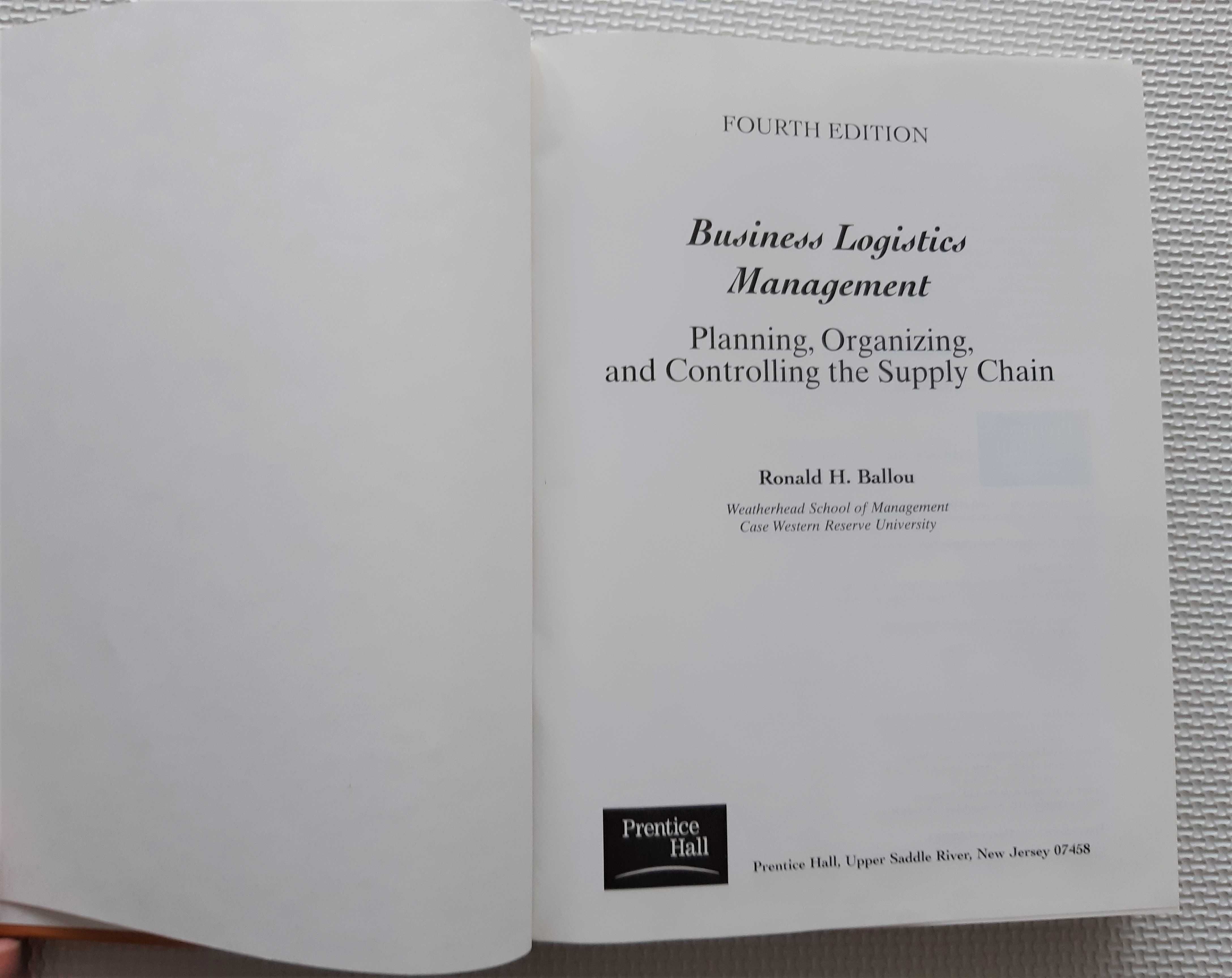 Business Logistics Management Ronald H. Ballou 4th edition