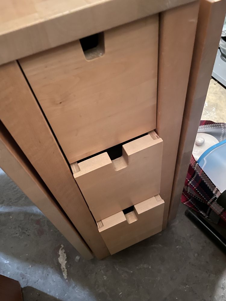 Stół drewniany Ikea, rozkładany Norden