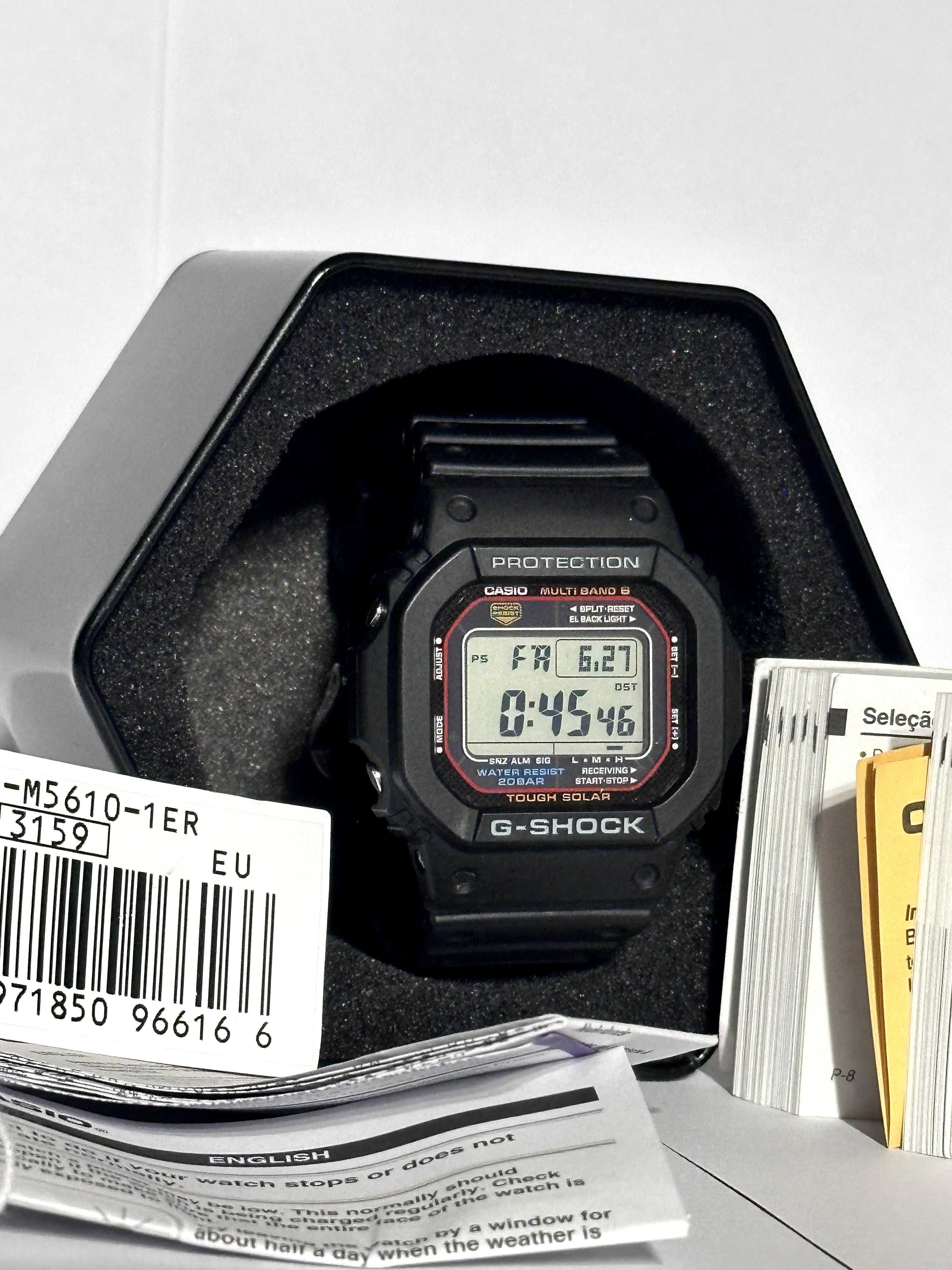 G-Shock GW-M5610 | Solar | Radio Controlled | Full Set | Jak nowy