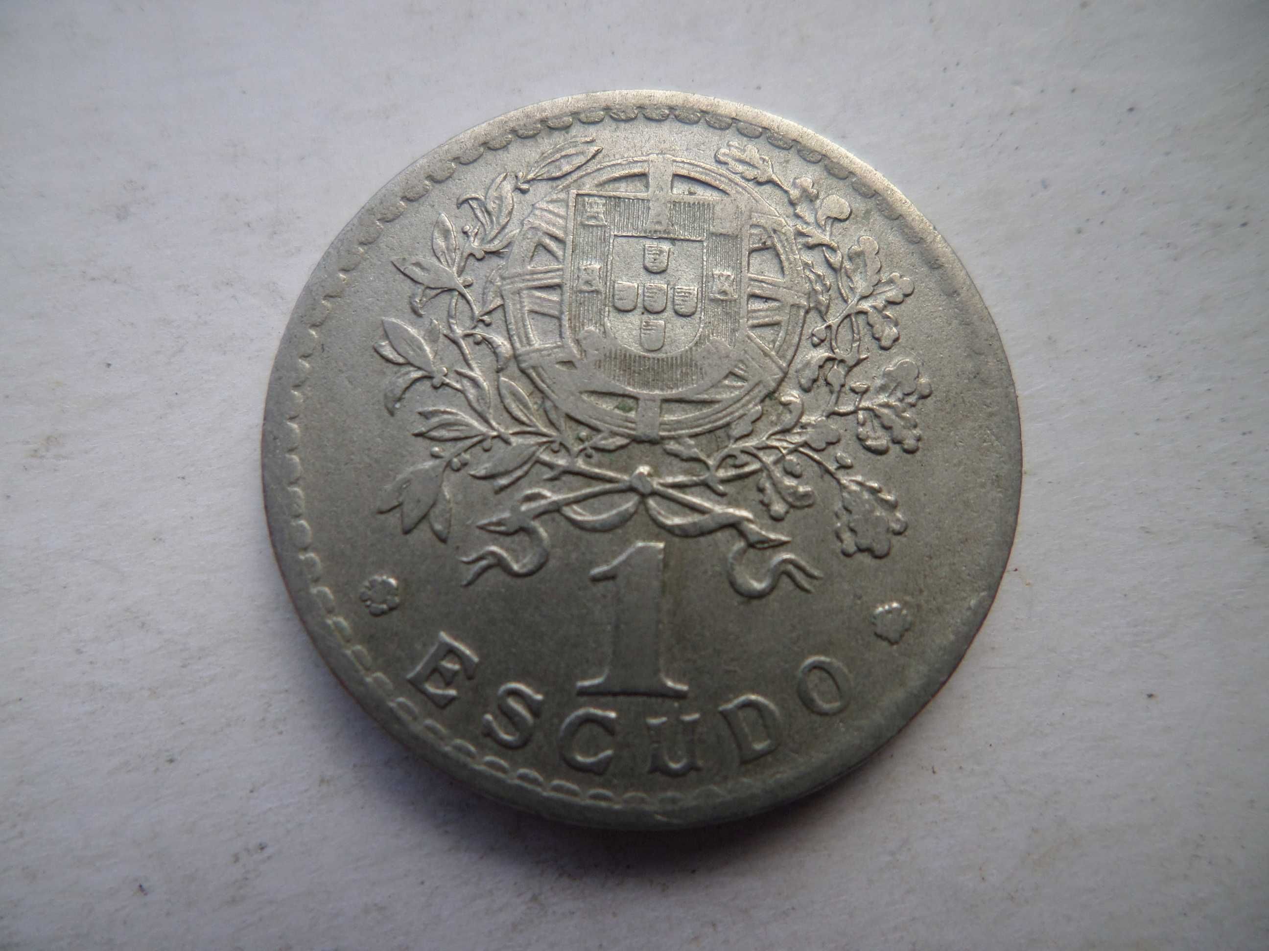 Moeda da Republica Portuguesa:  1 Escudo 1952