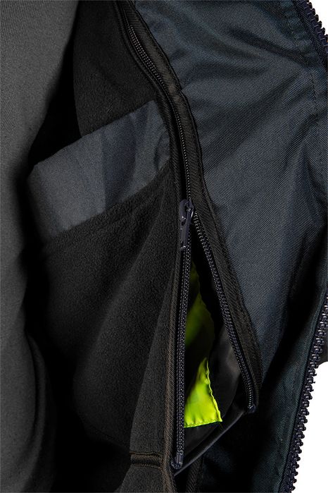 Kurtka robocza ostrzegawcza 3w1, ocieplana, żółto-granatowa, rozmiar M