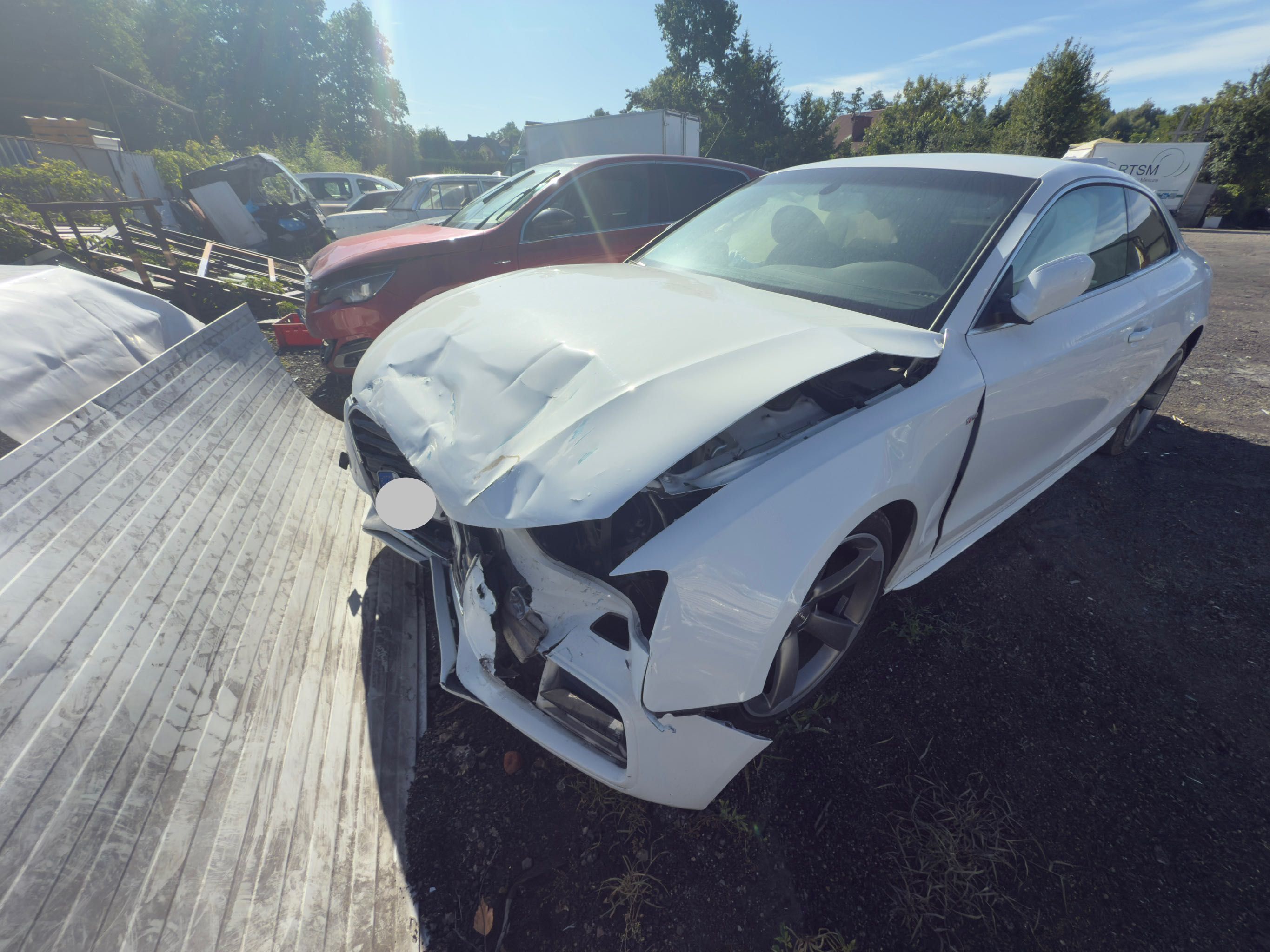 AUDI A5 2016 r. 2.0 tdi automat 2x s line felgi rotory uszkodzony