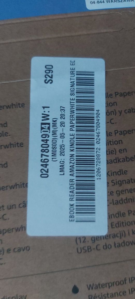 Czytnik e-book AMAZON Kindle Paperwhite Signature Edition 7", 32GB