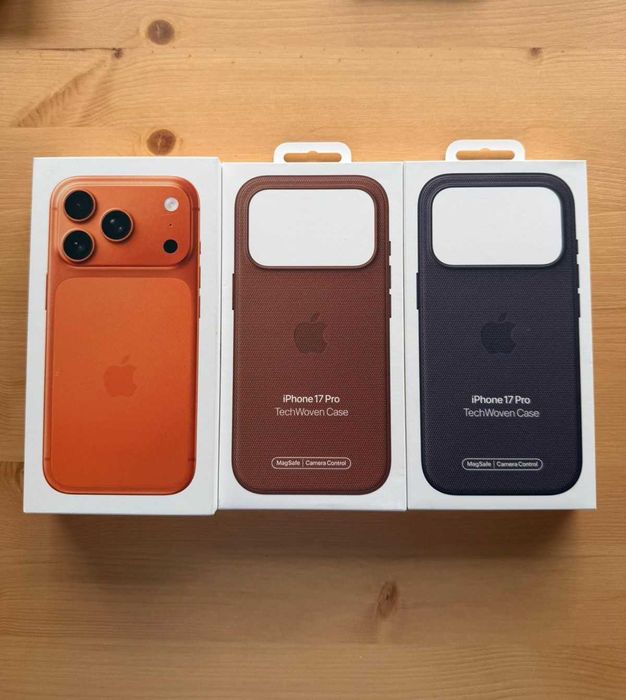 Capa em tecido TechWoven com MagSafe para iPhone 17 Pro Max – Azul