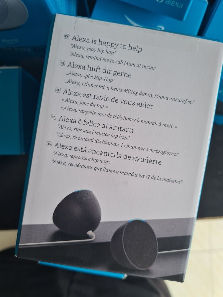 Echo Pop - Alexa + Amazon = selados!