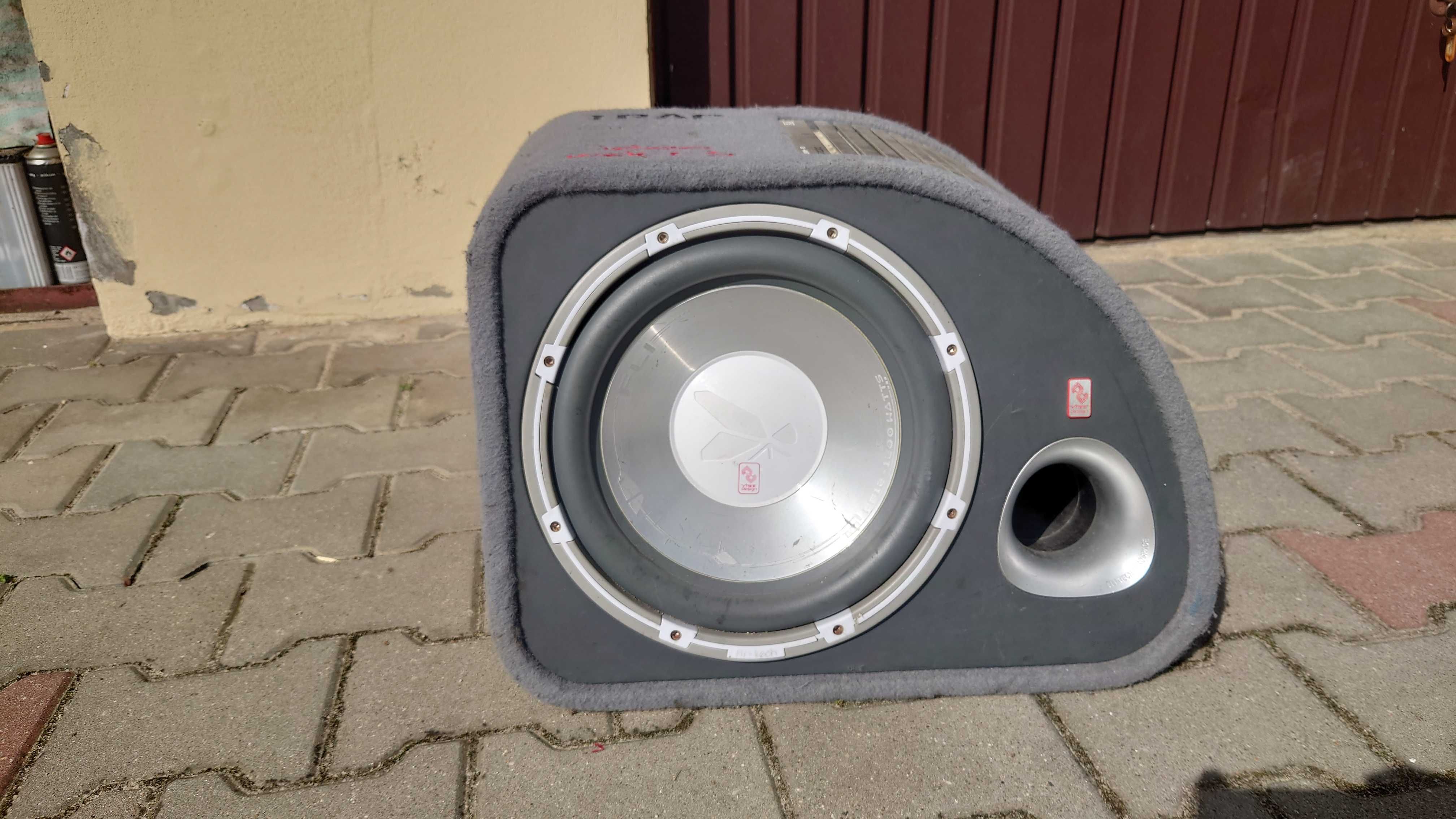 Subwoofer samochodowy Fli Trap 1200W + 2x Glosniki Edge 200W