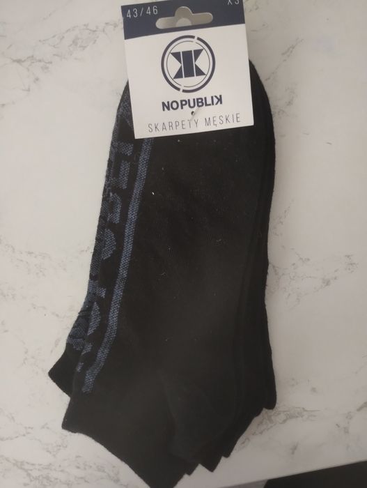 Skarpetki 3 pak męskie nowe no publiq 43/46