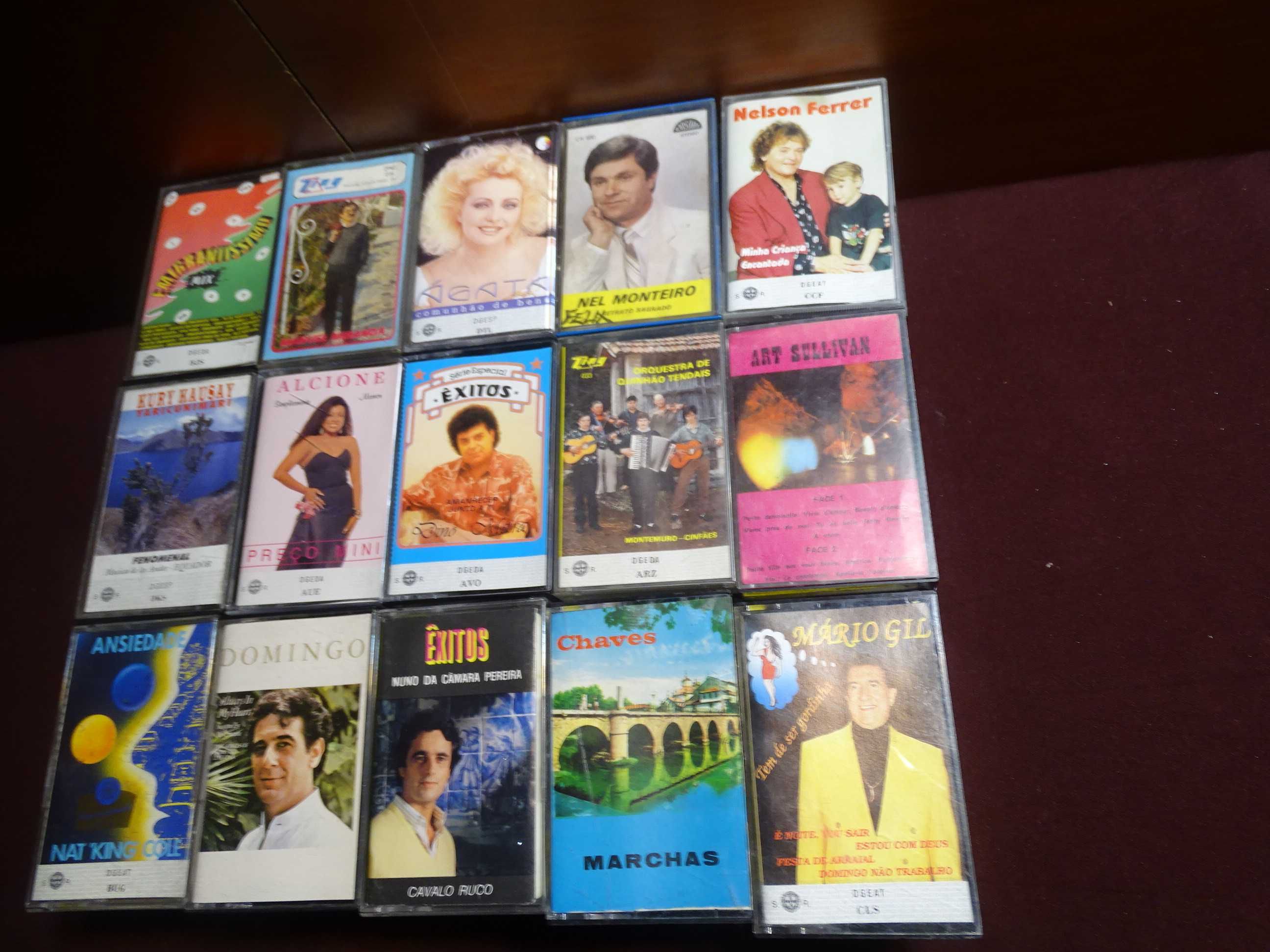 Lote de Cassetes Musica Portuguesa e internacional em bom estado