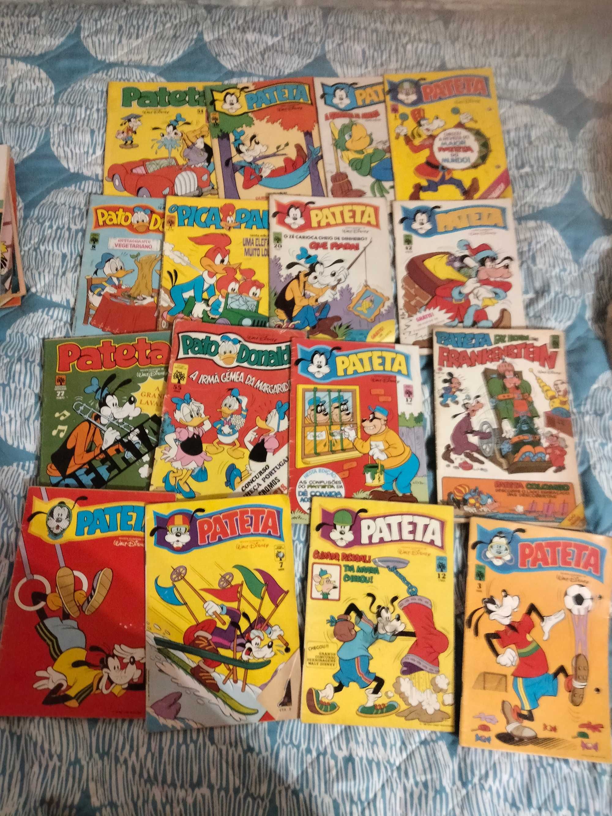 Revistas antigas da banda desenhada Pateta