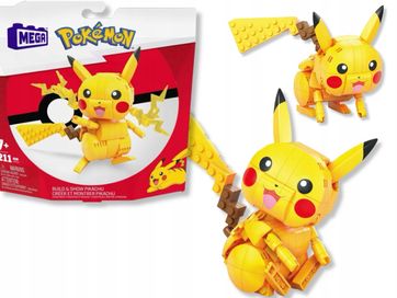 Mega construx klocki pokemon pikachu 211 elementów klocki pikachu