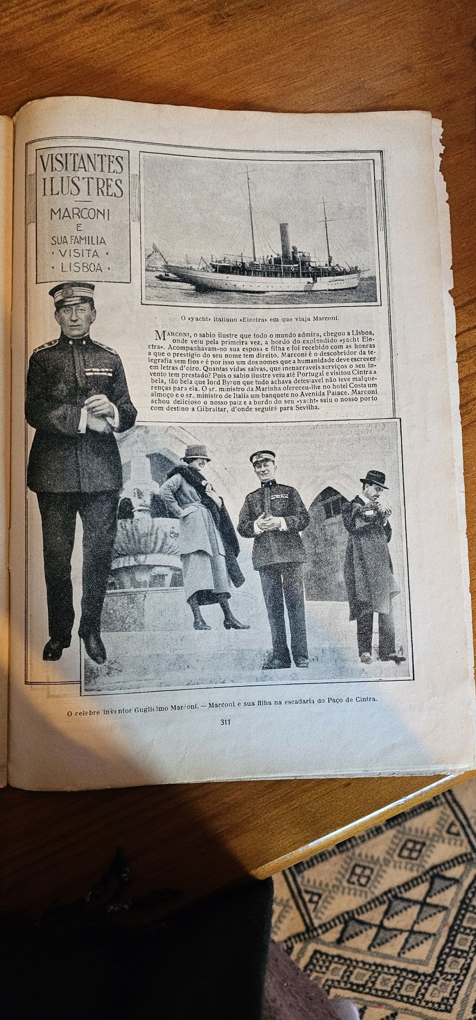 Revista ilustração Portuguesa com 125 anos