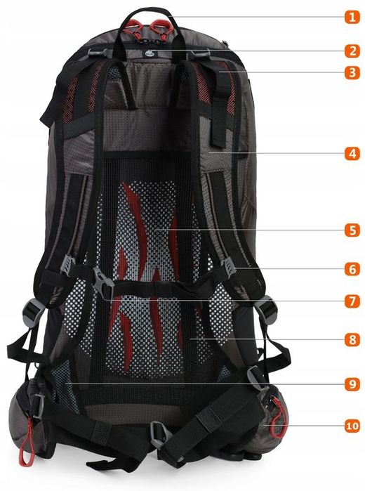 Plecak Trekkingowy Campus Polaris 37l Oddychający