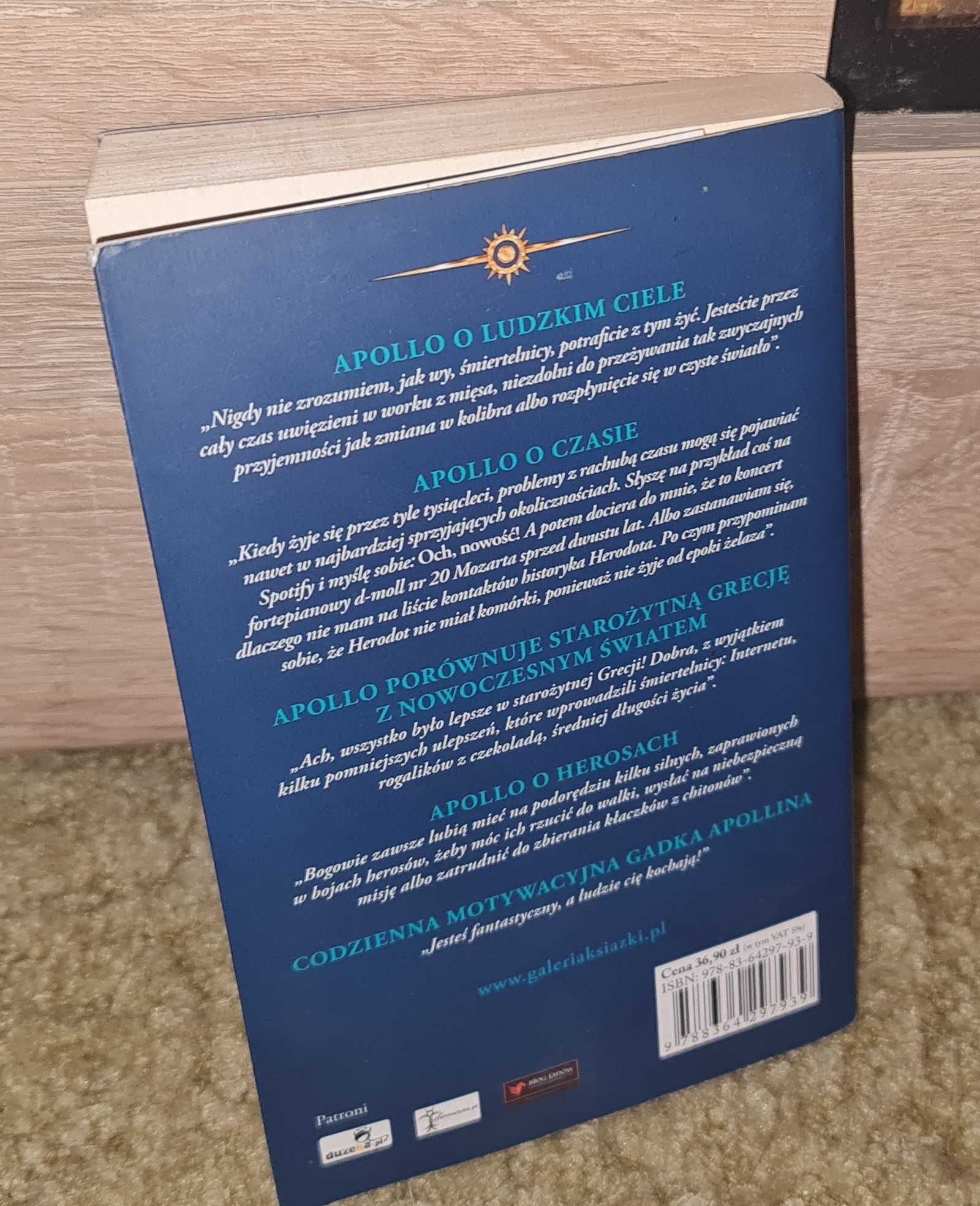 Apollo I Boskie Próby TOM 1 / Ukryta Wyrocznia / RICK RIORDAN /