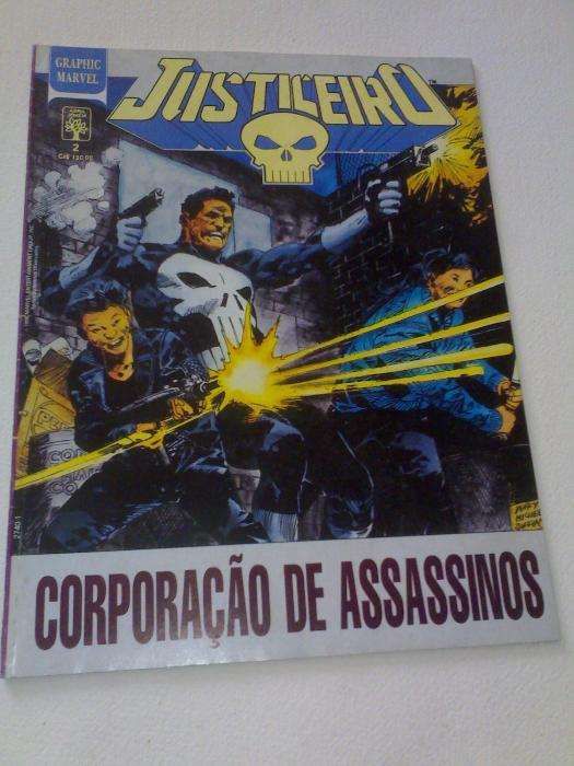 Coleção Graphic marvel de 1 a 4 entre outros. ano 1990