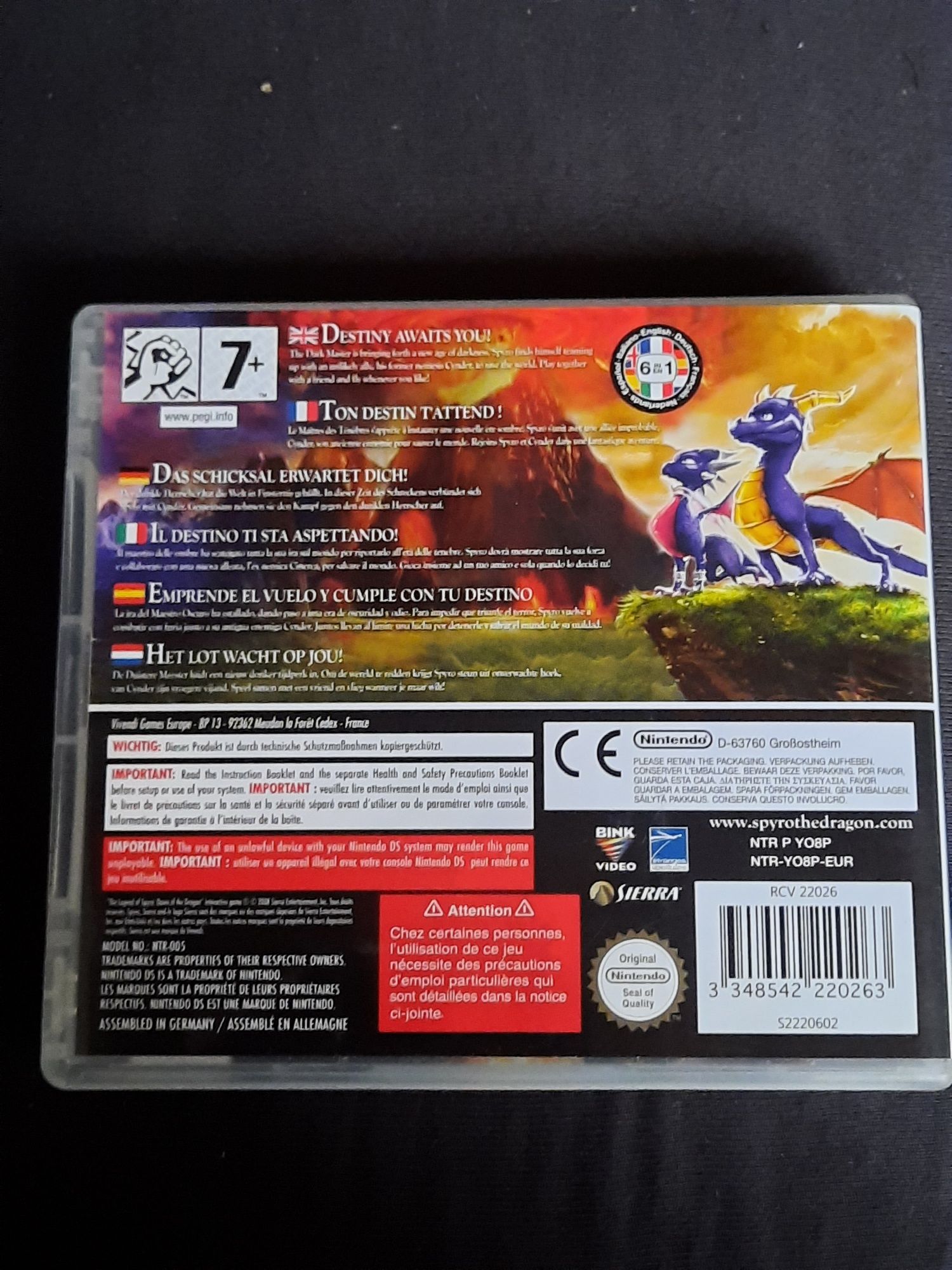 Gra The legend of Spyro Dawn of the Dragon Nintendo DS