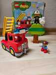 Lego Duplo,  wóz strażacki, efekty dźwiękowe i świetlne