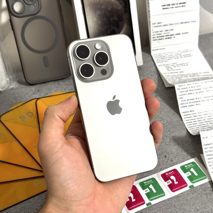 Iphone 15 Pro 128Gb | Titanium | 89% АКБ | Ідеал! | 10/10 | +подарунки