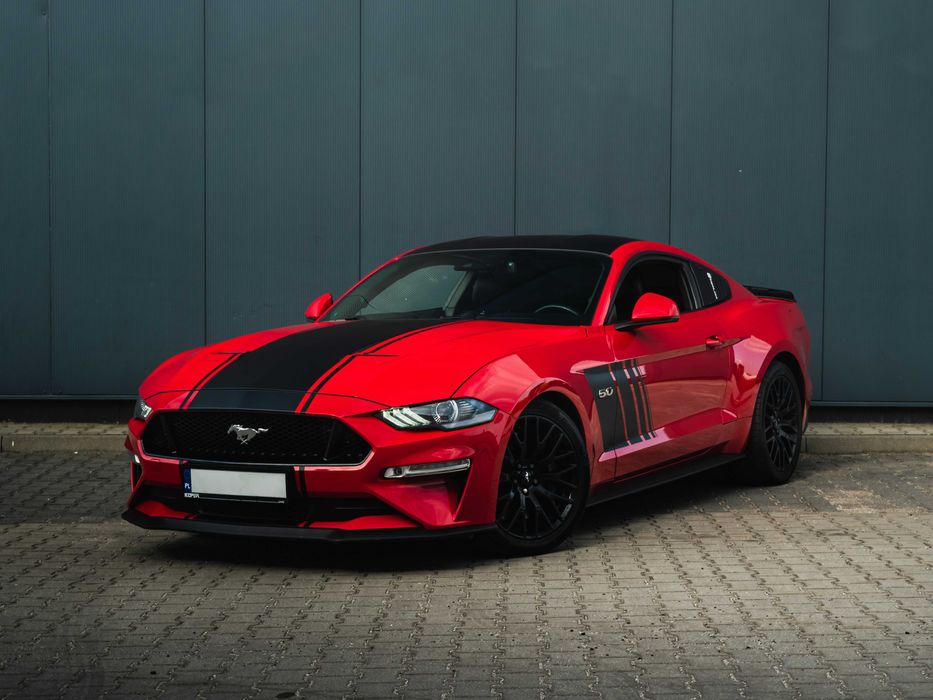 Wypożyczalnia samochodów sportowych MUSTANG V8 535KM PRZELOT wynajem