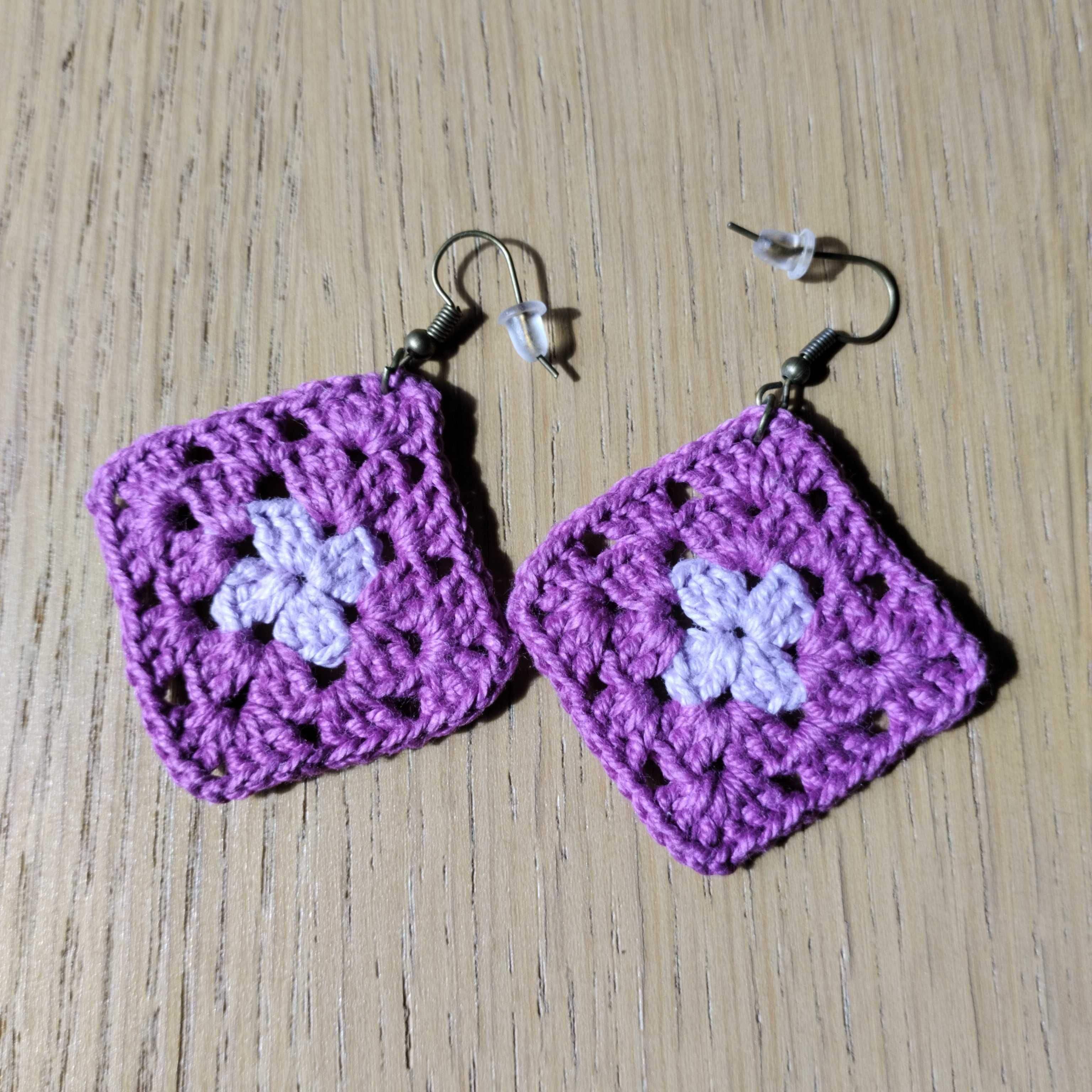 Brincos em crochet handmade
