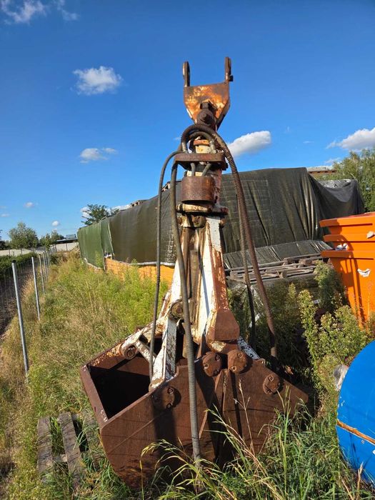 łyżka czerpakowa, chwytakowa do koparki z rotatorem obrotowym