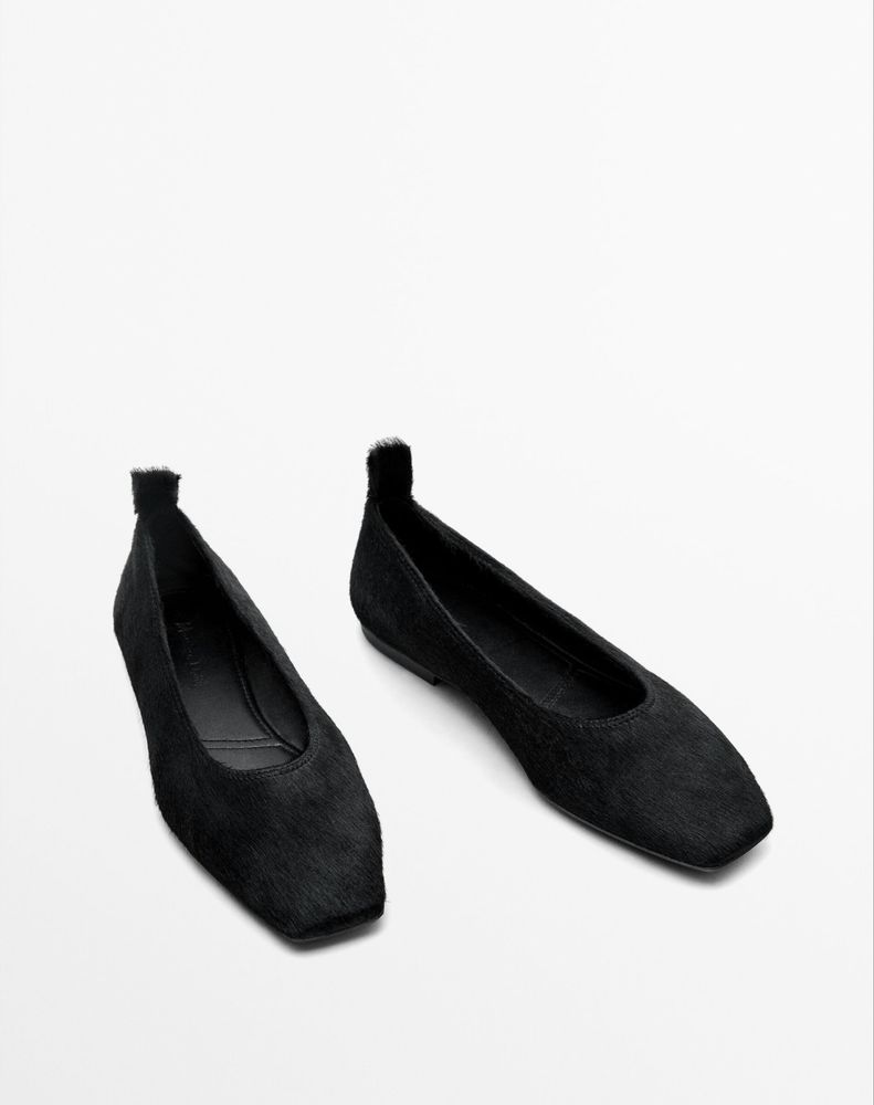 Балетки massimo dutti кожа туфли шкіряні maryjane