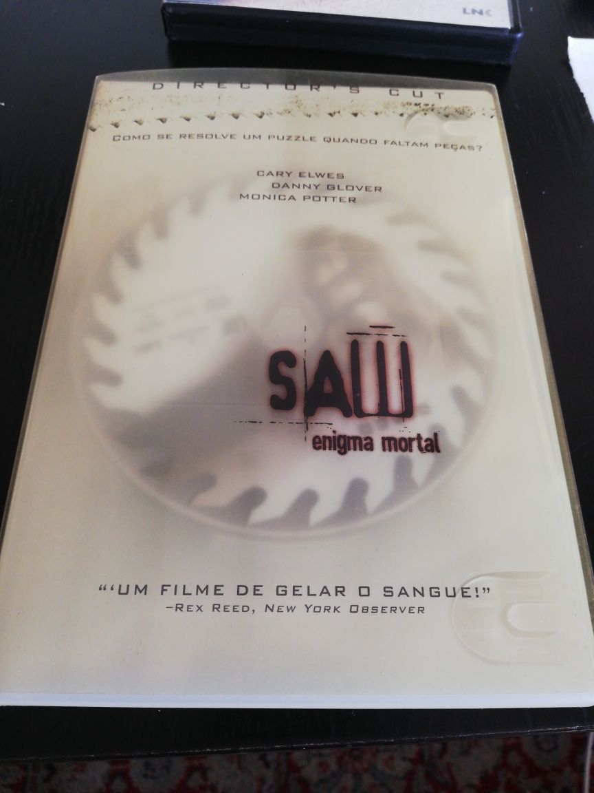 4 DVD da série SAW (caixas duplas)