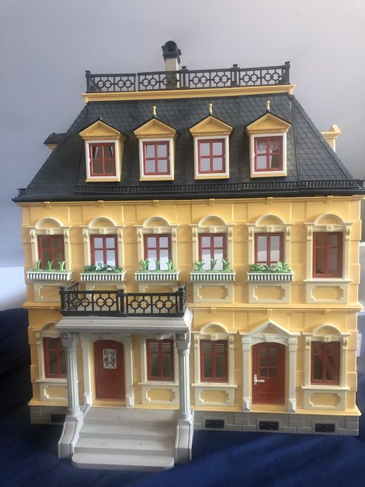 Playmobil wielki dom wiktoriański 3 piętra, balkon, otwierane okna