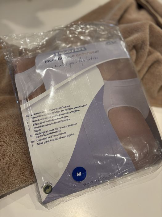 Lote de 5 cuecas de incontinência