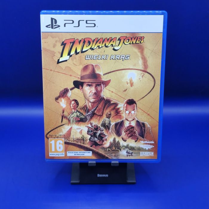 Indiana Jones i Wielki Krąg PL okładka - gra na PS5