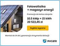 > fotowoltaika 10 kW + magazyn energii 15 kWh - licznik w 48 godzin