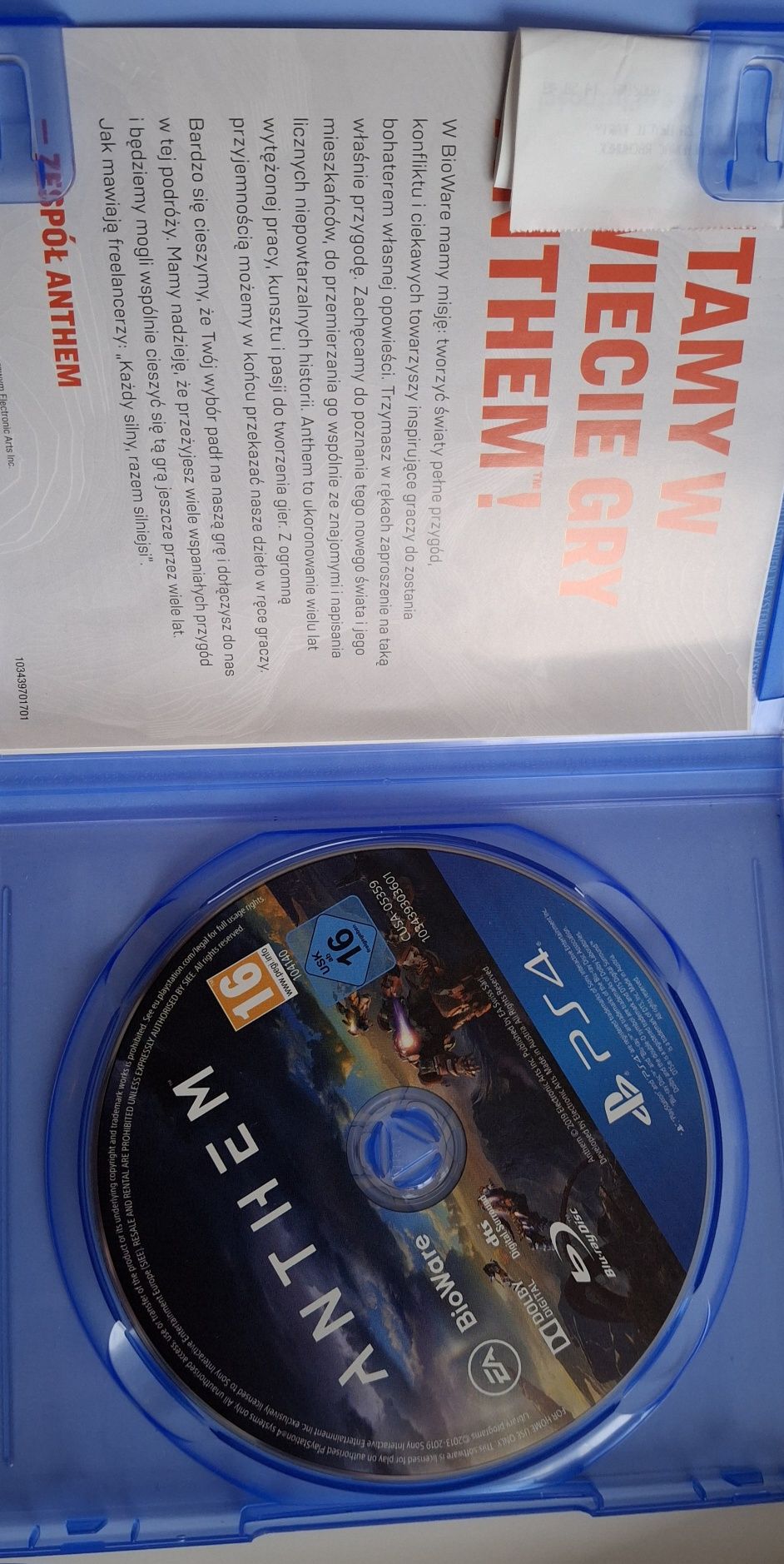 Anthem Ps 4 Polska wersja