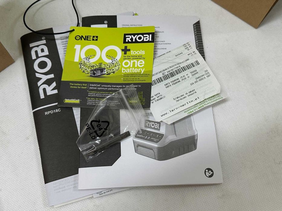 NOWA! Wiertarko-wkrętarka akumulatorowa Ryobi One+ RPD18C-220S 18V 2Ah