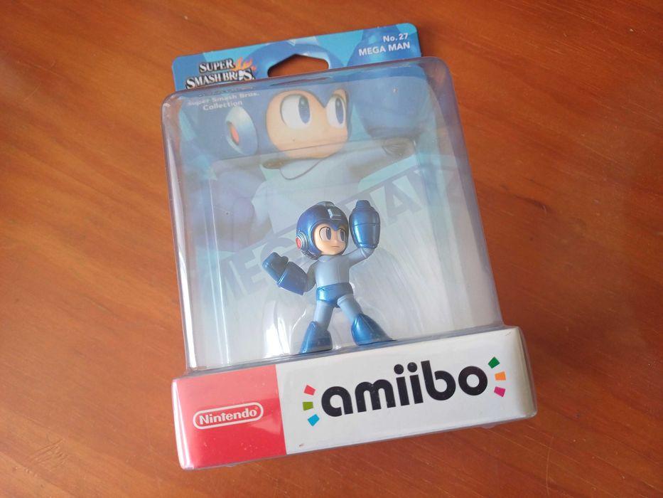 Amiibo Nintendo MegaMan N°27 Novo