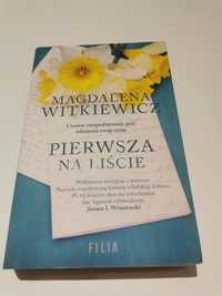 Książka "Pierwsza na liście" Magdalena Witkiewicz