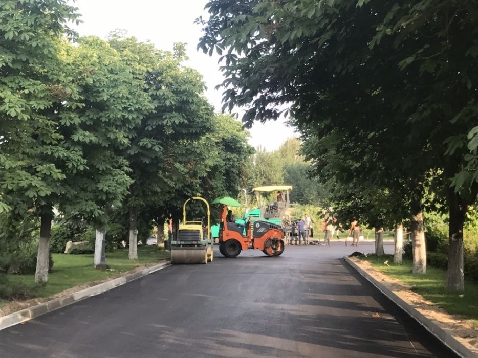 Отсыпка доро асфальтной крошка,укладка асфальтни срез,вторичны асфальт