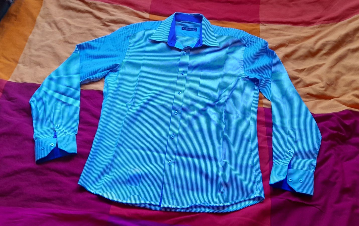 Koszula męska niebieska L