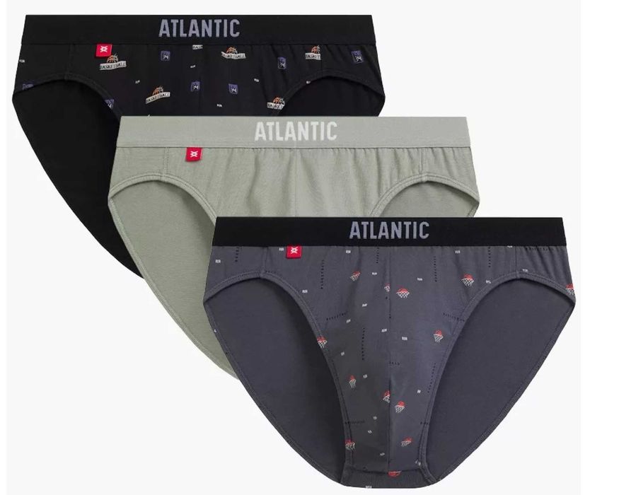 Majtki Slipy Męskie ATLANTIC Sport 3MP-194 3-pak rozm.XL