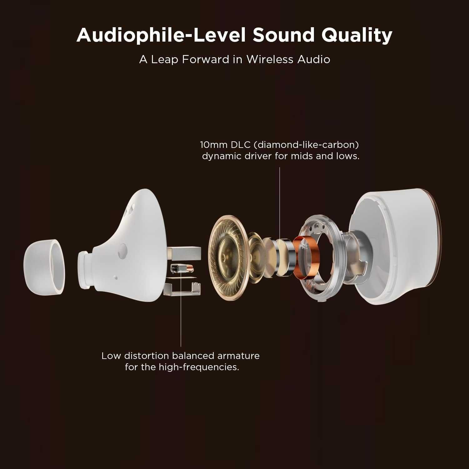 Earbuds 1more evo sem fios auscultadores Auriculares