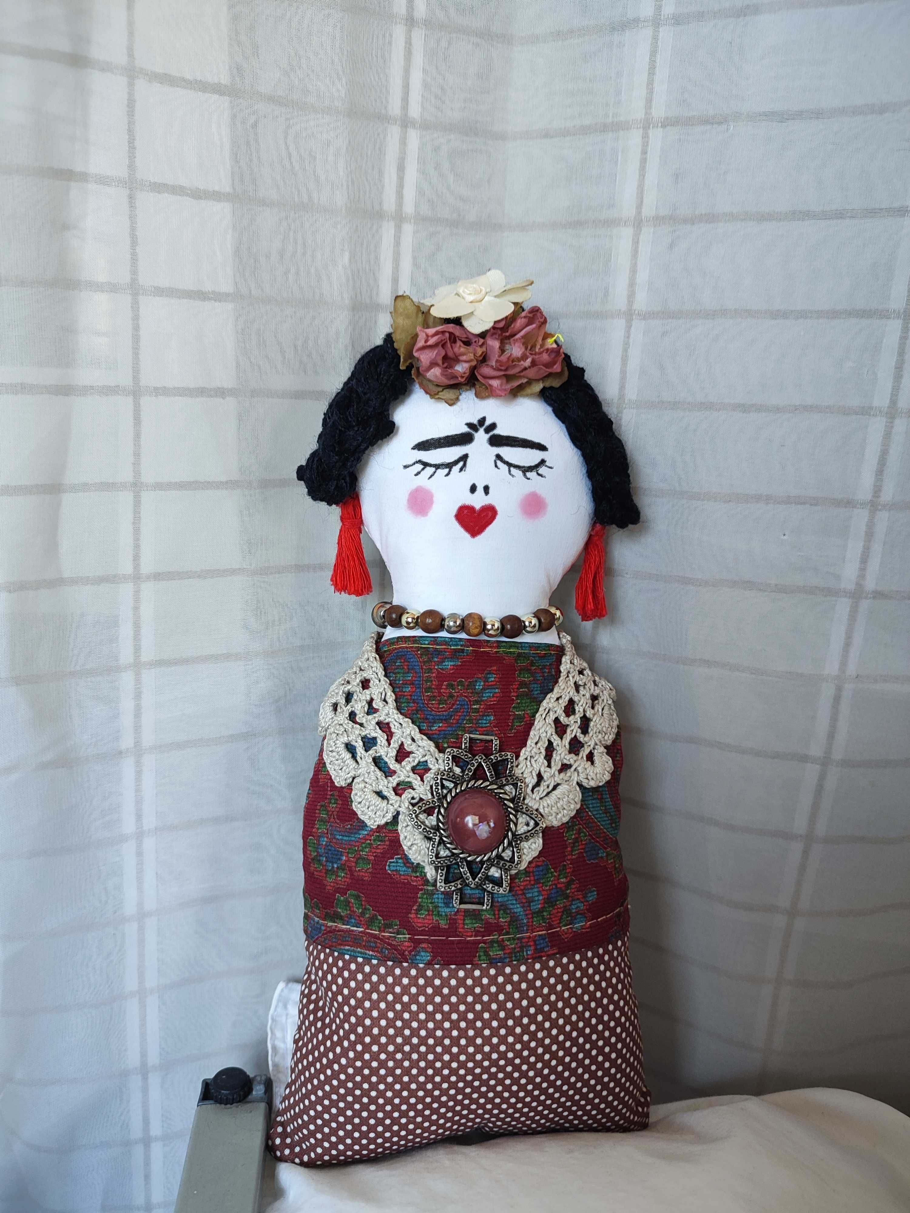 Boneca de tecido Frida kahlo handmade