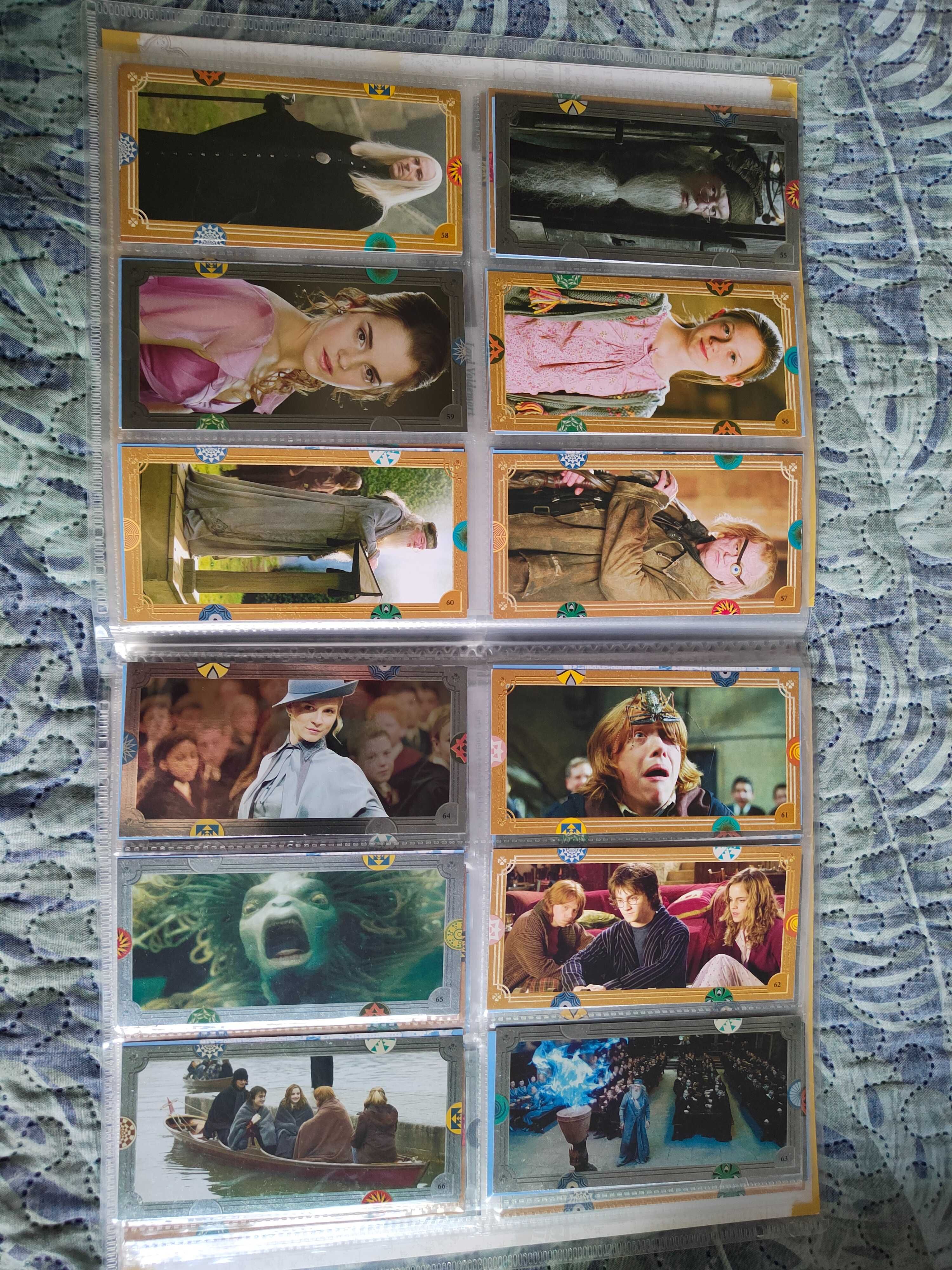 100% kompletny album z kolekcją kart panini z serii Harry Potter