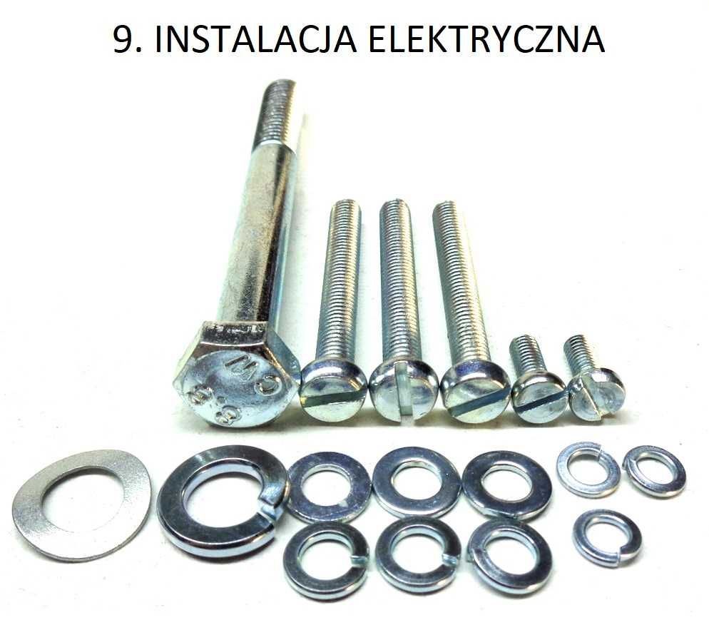 SILNIK MZ ETZ 250 TS 250 Komplet śruby silnika ocynk