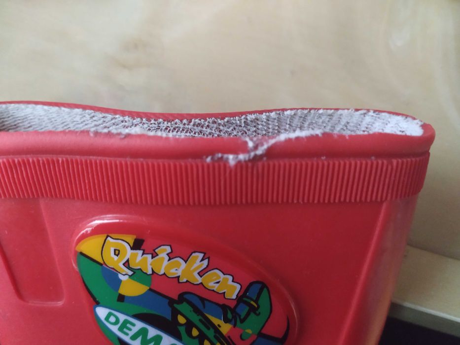 Czerwone kalosze DEMAR rozmiar 25 / 26