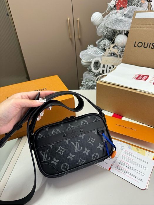 Louis Vuitton nano alpha сумка кожаная мужская унисекс оригинал