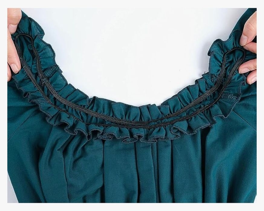 CR ROLECOS Sukienka wiktoriańska Kostium renesansowy Sukienka czarowni